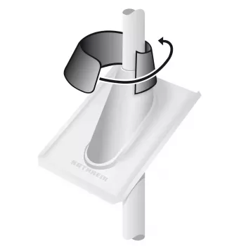 Kathrein ZTC 01 Mast Cover Collar, 27-60 mm, melns (204500012)