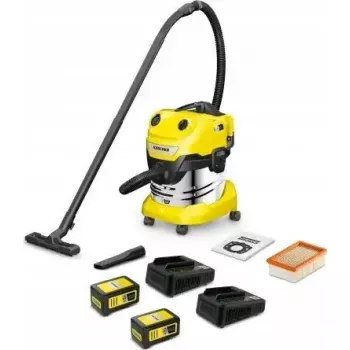 Mitrās un sausās tīrīšanas putekļsūcējs Kärcher WD 4-18 S Dual Battery Set V-20/22