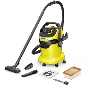 Slapjās un sausās tīrīšanas putekļsūcējs Karcher WD 5 Control P 25/5/22