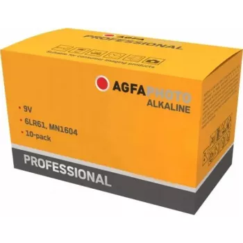 AGFA Professional 9V sārma baterija — 10 iepakojums