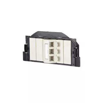 Grīdas kontaktligzda RJ-45 Metz Connect 1309300301-E Cat 6a Balta