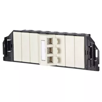 MetzConnect 1309310301-E Black White Cat.6e kontaktligzda RJ-45