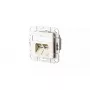 Sienas kontaktligzda RJ-45 BTR 130C381101-I, Cat6a, balta