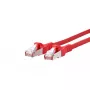 Tīkla kabelis BTR NETCOM Cat6A 0,5 m sarkans