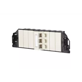 BTR NETCOM 130B11S30301-E kontaktdakša RJ-45, pērļu balta
