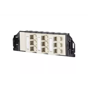 RJ-45 kontaktligzda MetzConnect 130B11S90301-E melna balta