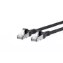 METZ CONNECT Cat6A tīkla kabelis 5m Melns