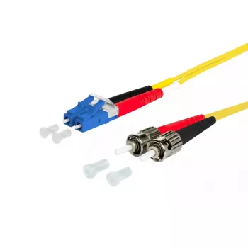 Šķiedru optikas kabelis METZ CONNECT 151P1JOAO50E LC 2x ST I-V(ZN) H 5 m Dzeltens