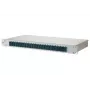 Patch panel 1U BTR METZ CONNECT 150255BA24-E ar SC savienotājiem, statīva montāža 482.6×44.5×242.5 mm