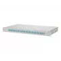 Patch panel 1U BTR NETCOM 1502557724-E ar LC savienotājiem, balts, uzstādāms statīvā, 482,6×44,5×242,5 mm