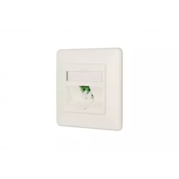 METZ CONNECT LC-D kontaktligzda balta 1501207K1U-E