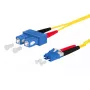 Šķiedru optikas kabelis MetzConnect 151P1EOJOA5E 15 m I-V(ZN) H G.657.A2 SC uz LC Dzeltens