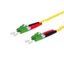 Šķiedru optikas kabelis METZ CONNECT 151P1JAJA50E LC/APC OS2 5 m Dzeltens