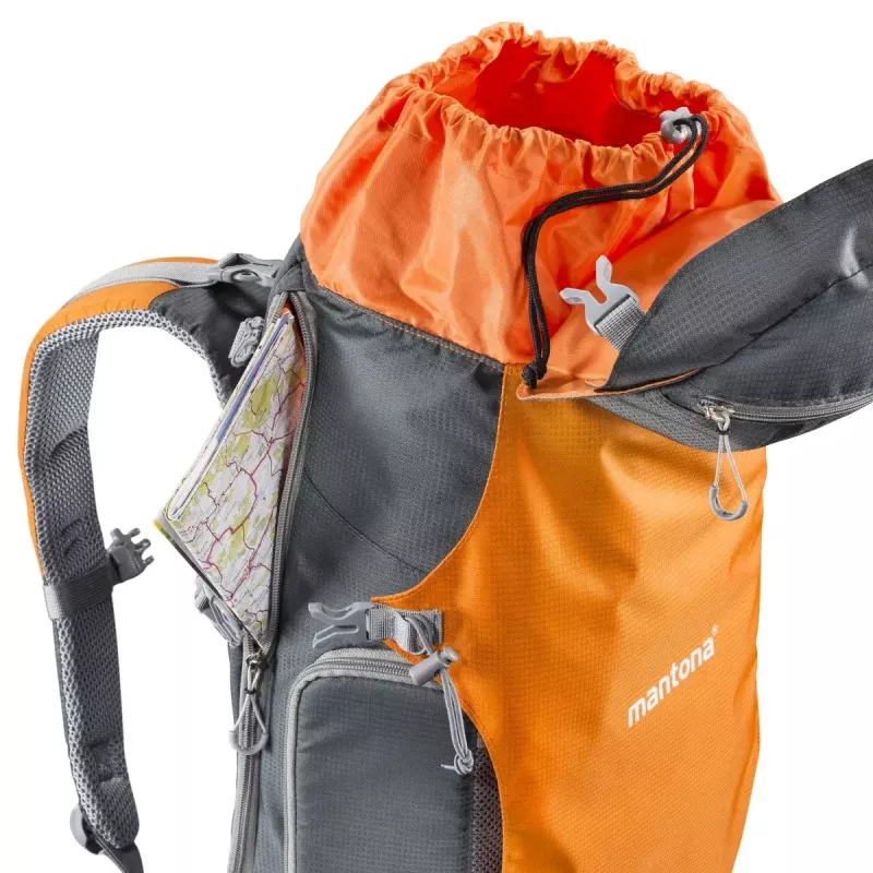 Fotopārvadāšanas mugursoma Mantona ElementsPro 40 Pelēka Oranža