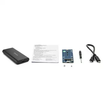 Fantec NVMe31 Black M.2 NVMe SSD ārējais korpuss