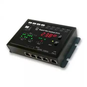 Gude Net Control 2111-2 tīkla releja kontrolieris — 4 releju izejas, 12 pasīvo signālu ieejas