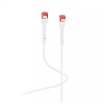 Tīkla kabelis Flexline FL31-29046 Cat6a U/FTP (STP) Balts 3 m, RJ-45 uz RJ-45, zeltīti kontakti, 10 Gbps