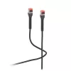 Tīkla kabelis Flexline FL31-29075 — Cat6a U/FTP (STP), 10 m, RJ-45 uz RJ-45, melns