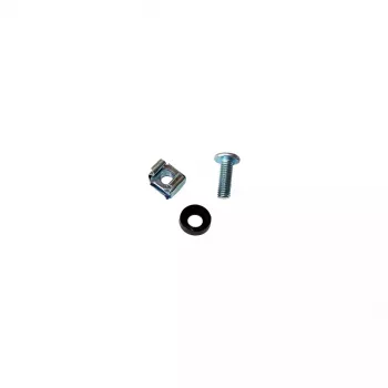 Cage uzgrieznis BlueOptics BLCNS002 M6 20 gab. Melns Nerūsējošais tērauds