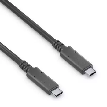 PureLink Active USB 3.2 USB-C kabelis ar E-Marker 5m 10 Gbit/s Melns