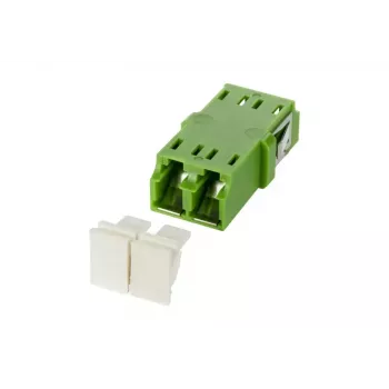 Šķiedru optikas adapteris METZ CONNECT 1509007G-I LC nepārklāts zaļš
