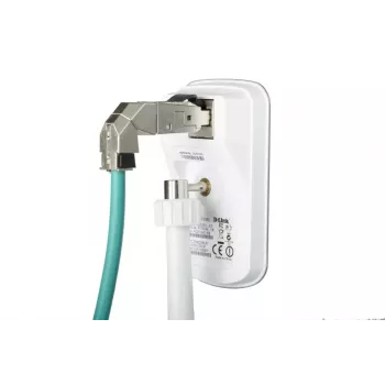 METZ CONNECT 25G RJ45 lauka spraudnis pro 360 sarkans vīrišķais bez halogēniem