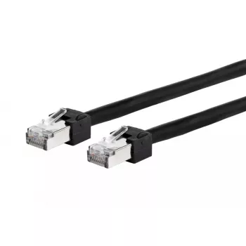 Tīkla kabelis Metz Connect 13084FA000-E 10m Cat5e S/UTP Melns