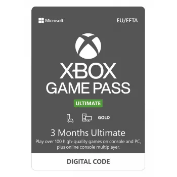 Game Pass Ultimate Microsoft Xbox Live 3 mēneši