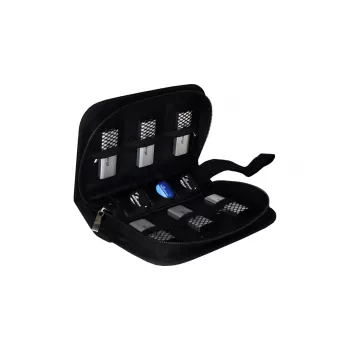 Memory Card Maciņš MediaRange BOX98 3 Kartēm Nylon Melns