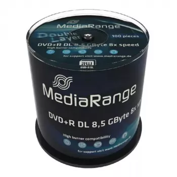DVD+R DL MediaRange MR470 8.5 GB 100 gab.