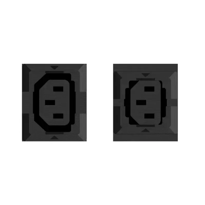 Strāvas sadales bloks PowerWalker 10133031, 24 AC kontaktligzdas, 0U, melns