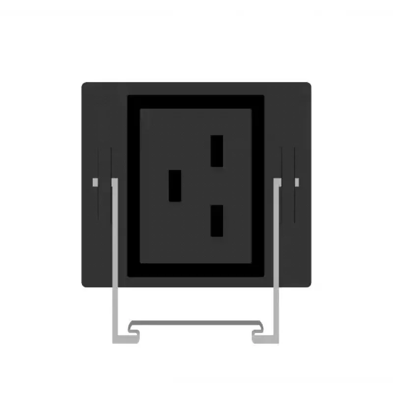 Strāvas sadales bloks PowerWalker 10133031, 24 AC kontaktligzdas, 0U, melns