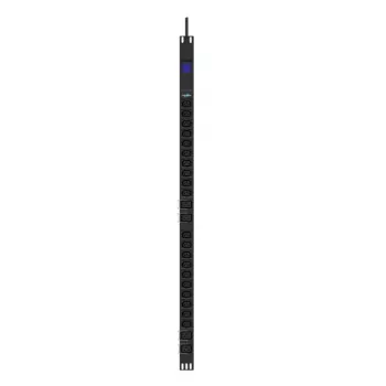 Strāvas sadales bloks PowerWalker 10133031, 24 AC kontaktligzdas, 0U, melns