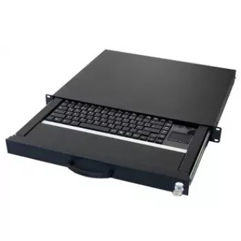 Tastatūra AIXCASE AIX-19K1UKUSTP-B USB QWERTY US English Melna