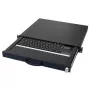 Tastatūra AIXCASE AIX-19K1UKUSTP-B USB QWERTY US English Melna