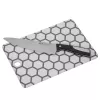 Resto Kitchenware 95402 taisnstūra plastmasas griešanas dēlis pelēkā un baltā krāsā