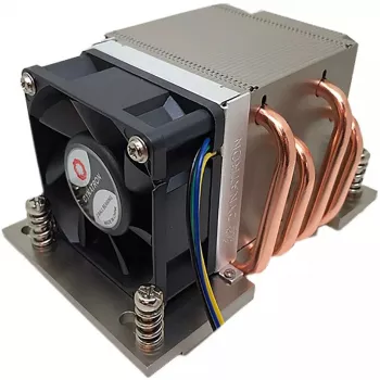Dzesētājs Inter-Tech A-26 procesoru dzesētājs 6 cm melns sudrabs