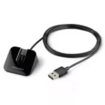 Poly 89031-01 Melns USB Lādētājs Mobilajai Austiņai