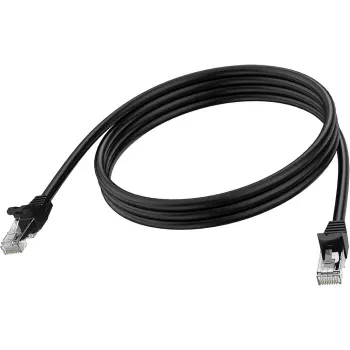 Vision TC 2MCAT6A/BL Cat6a STP tīkla savienotājkabelis, melns, 2 m