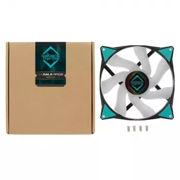 Datorsistēmas ventilators Iceberg Thermal IceGALE ARGB 14 cm Melns