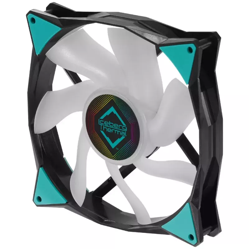 Datorsistēmas ventilators Iceberg Thermal IceGALE ARGB 14 cm Melns