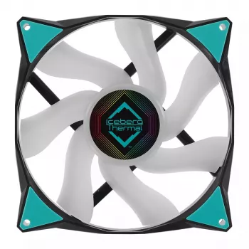 Datorsistēmas ventilators Iceberg Thermal IceGALE ARGB 14 cm Melns