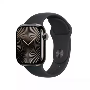 Apple Watch Series 10 GPS + Cellular 42mm Slate Titanium Melns