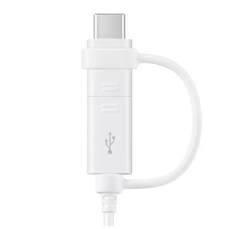 USB kabelis Samsung EP-DG930 1.5m USB A USB C/Micro-USB B Balts