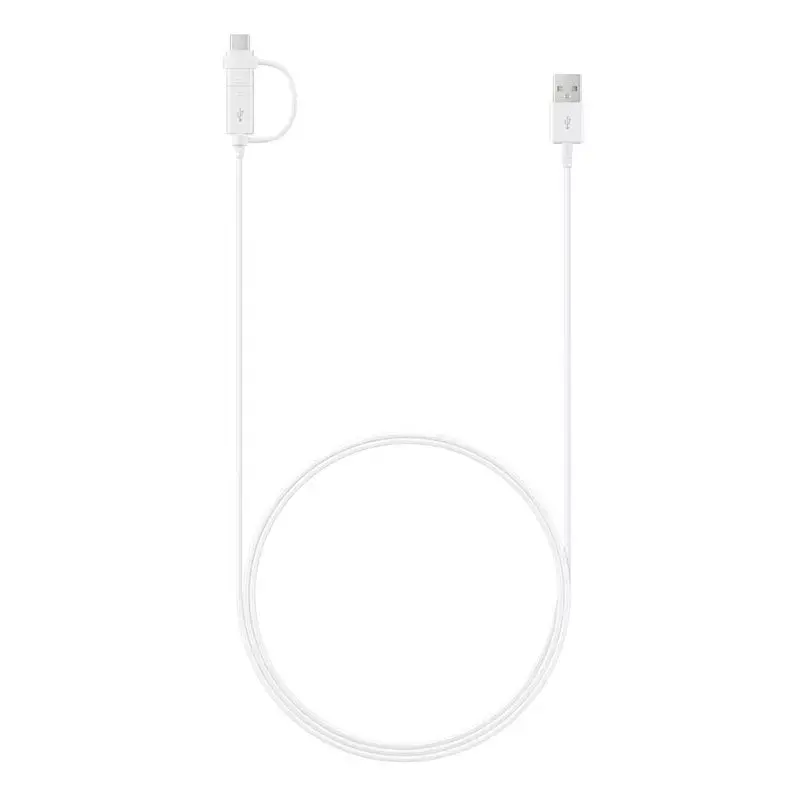 USB kabelis Samsung EP-DG930 1.5m USB A USB C/Micro-USB B Balts