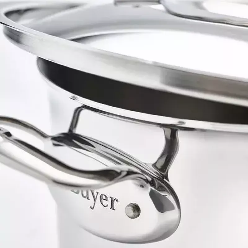 De Buyer Affinity katls ar vāku, 28 cm, nerūsējošais tērauds