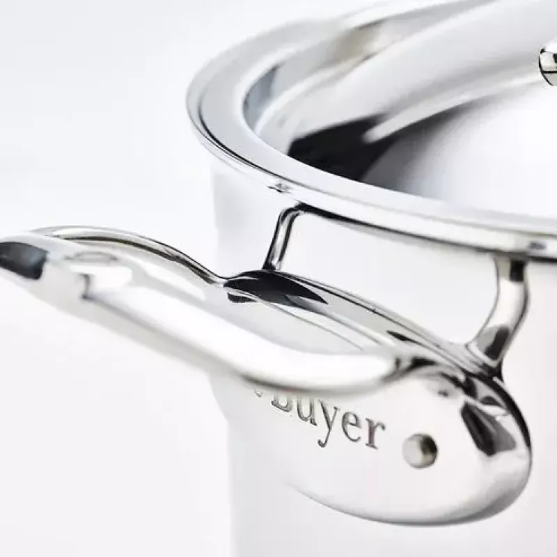 De Buyer Affinity katls ar vāku, 28 cm, nerūsējošais tērauds