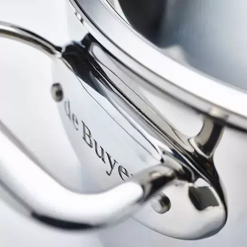 De Buyer Affinity katls ar vāku, 28 cm, nerūsējošais tērauds