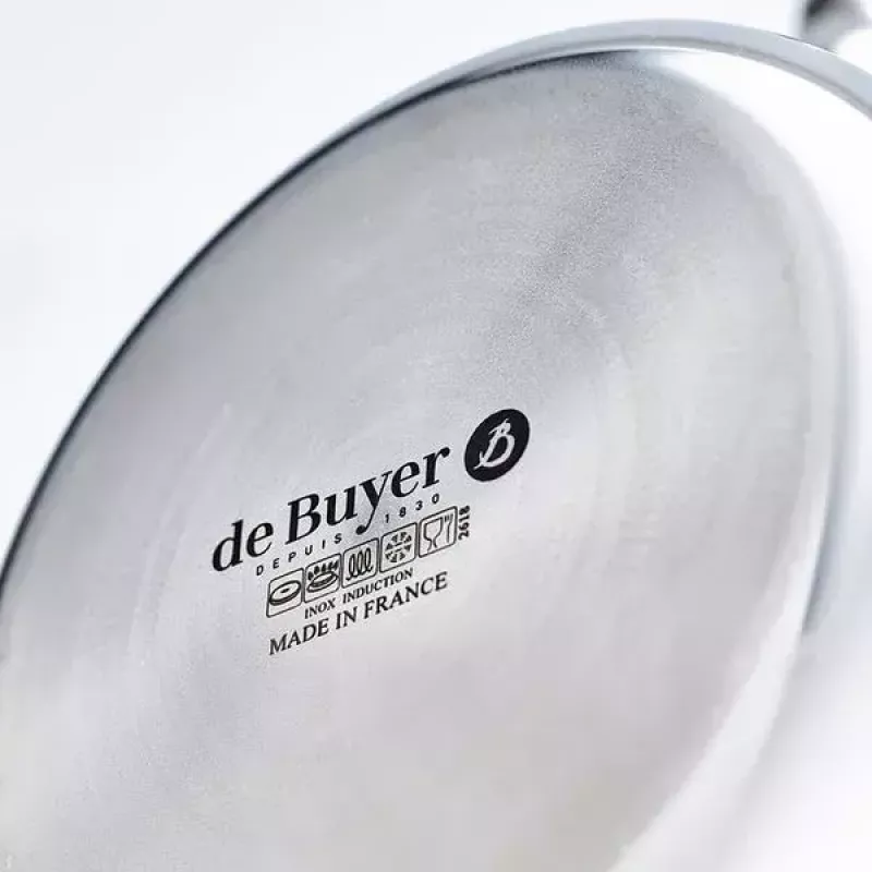 Nerūsējošā tērauda katls de Buyer Affinity apaļš 3,4 L