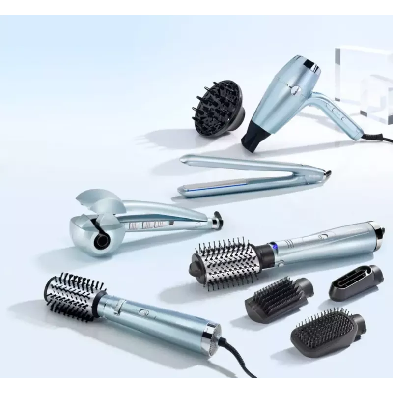 BaByliss Curl Secret Hydro-Fusion C1700E automātiskās lokšķēres, zilas